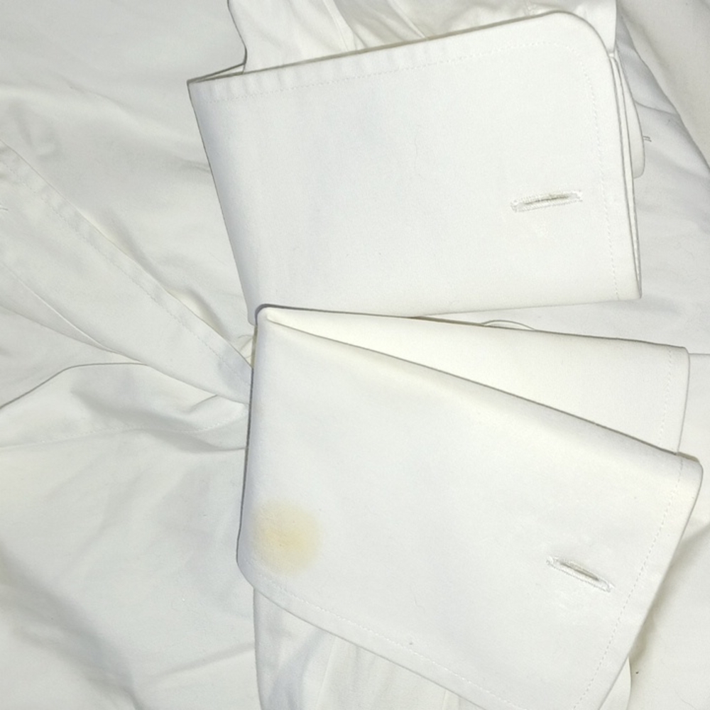Gucci Men's White button down poplin shirt - Picture 15 of 16